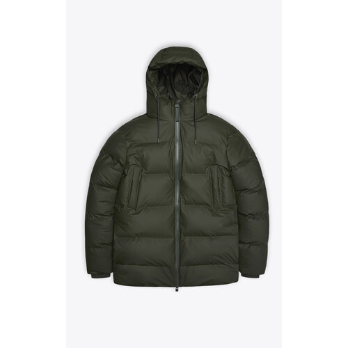 Rains Alta Puffer Parka Green Kappa