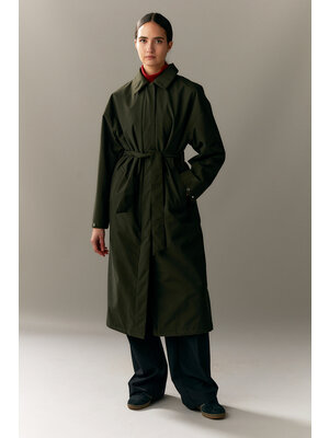 Welter Shelter Rachel G Polyrayon Olive Cappotto