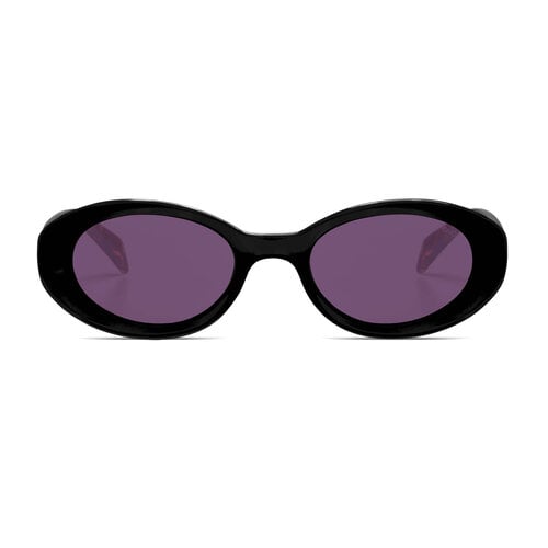 Komono Ana Black Tortoise Plum Sunglasses