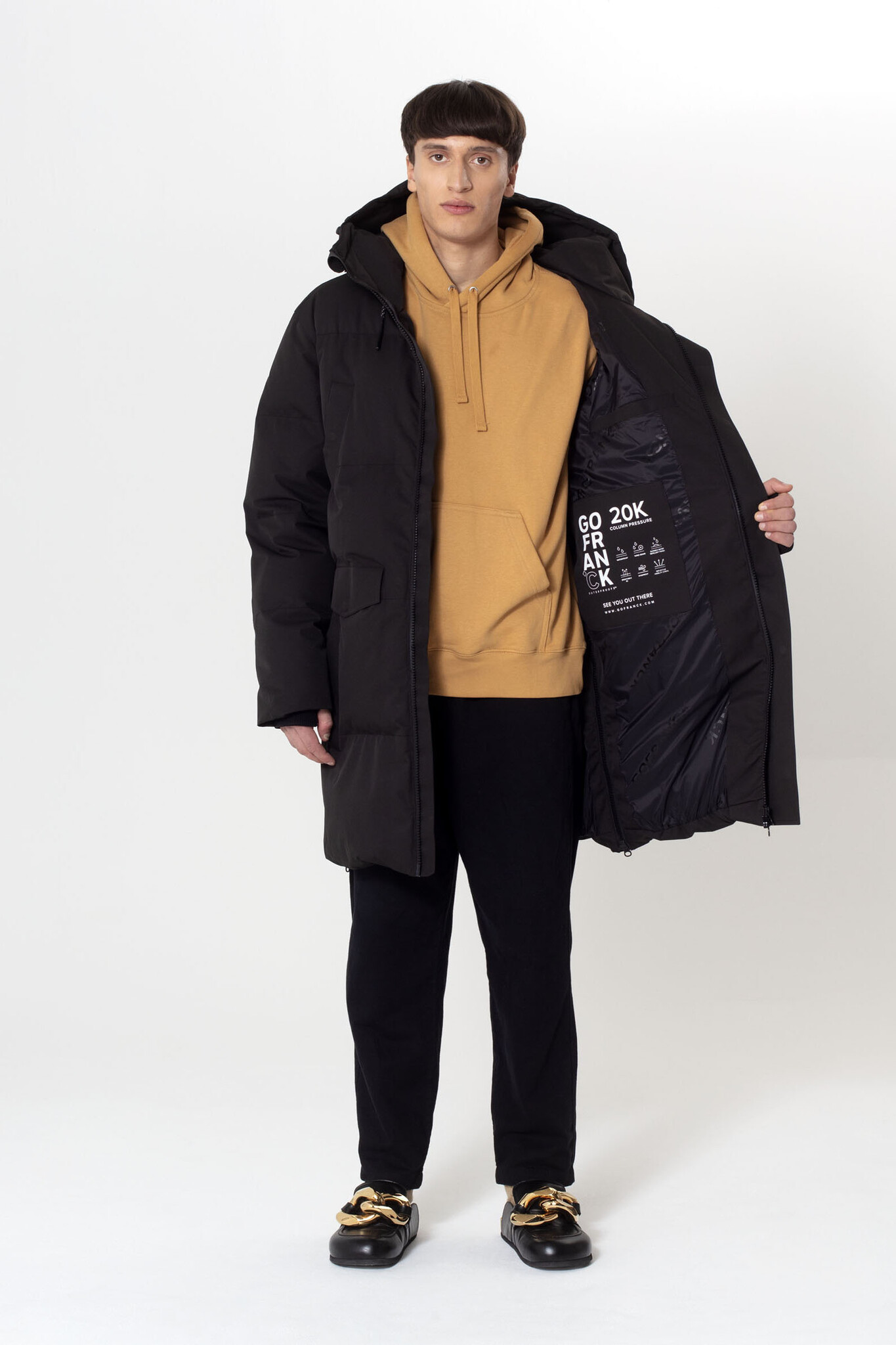 GoFranck Climate Deep Black manteau