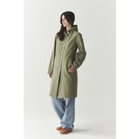 Not So Long Tube Stretch Twill Light Army Parka