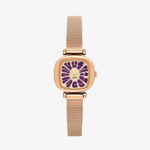 Komono Moneypenny Flower Royale Rosegold Violet Montre