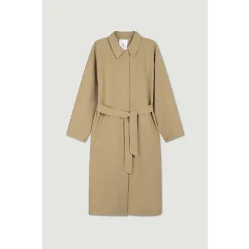 Welter Shelter Rachel G Stretch Twill Beige Cappotto