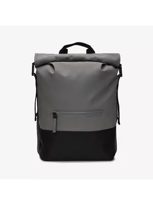 Rains Trail Rolltop Backpack Grey Rucksack