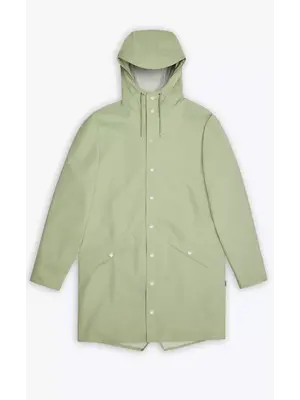 Rains Long Jacket Earth Impermeabile