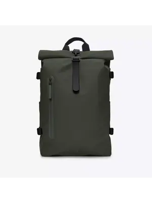 Rains Rolltop Rucksack Large Green Rucksack