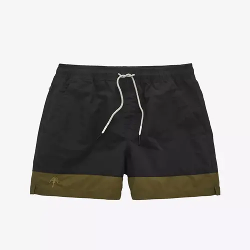 OAS Army Stripe Nylon Swim Shorts