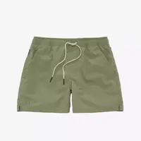 Green Nylon Shorts da bagno