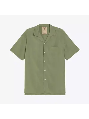 OAS Green Plain Viscose Camicia