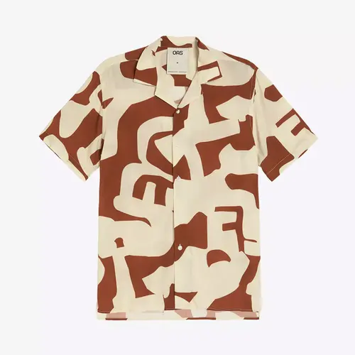 OAS Russet Puzzlotec Viscose Shirt