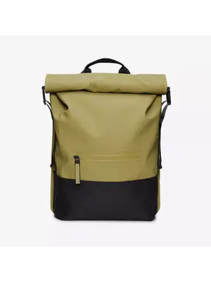 Rains Trail Rolltop Backpack Khaki Rucksack