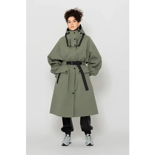 GoFranck Indra Deep Lichen Green Coat