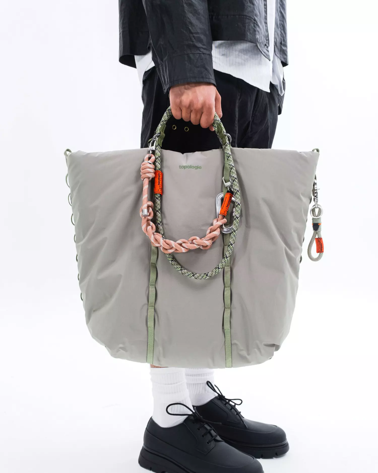 Topologie Cloud Tote Moss Tech Sateen Shoulder Bag - FREE Topologie Cloud Tote Moss Tech Sateen Shoulder Bag - FREE