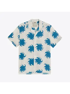 OAS Sky Ember Viscose Camicia