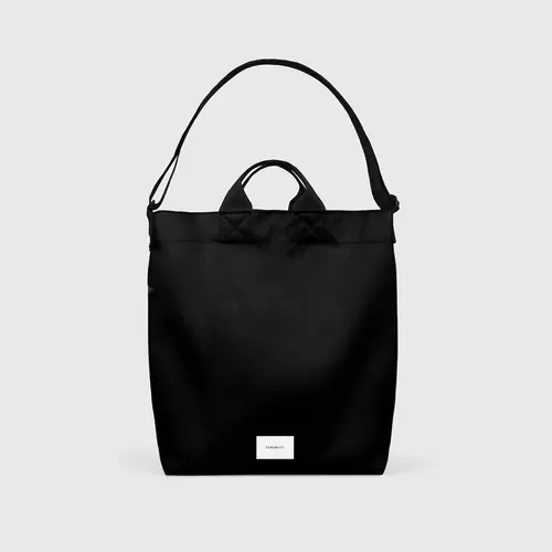 Sandqvist Ground Shopper Bag Black Schoudertas Sandqvist Ground Shopper Bag Black Schoudertas