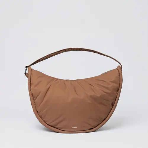 Sandqvist Curve Crossbody Round L Dark Taupe Shoulder Bag Sandqvist Curve Crossbody Round L Dark Taupe Shoulder Bag