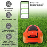 Zoef Robot robotic lawnmower Betsie with APP <1400 m2