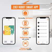 Zoef Robot: Most advanced self-cleaning robot vacuum cleaner "Willem" with waste disposal