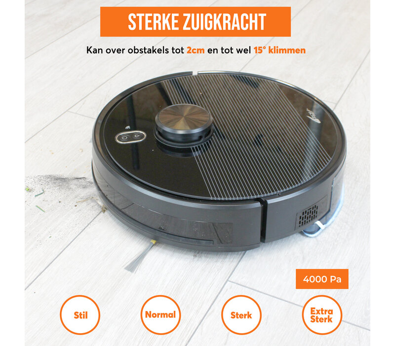 Zoef Robot: Most advanced self-cleaning robot vacuum cleaner "Willem" with waste disposal