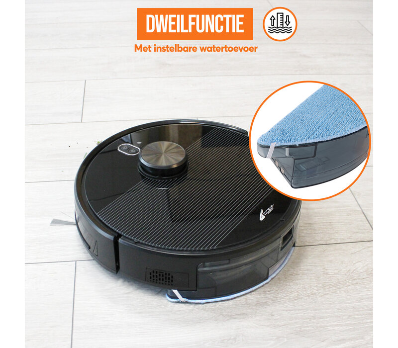 Zoef Robot: Most advanced self-cleaning robot vacuum cleaner "Willem" with waste disposal