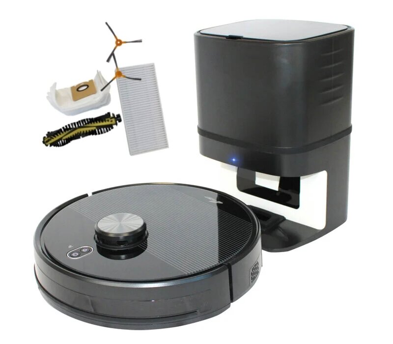 Robot vacuum cleaner Willem with extraction unit and accessory set