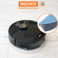 Robot vacuum cleaner Willem with extraction unit and accessory set