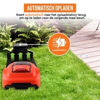 Robot mower Dirk with cover cap