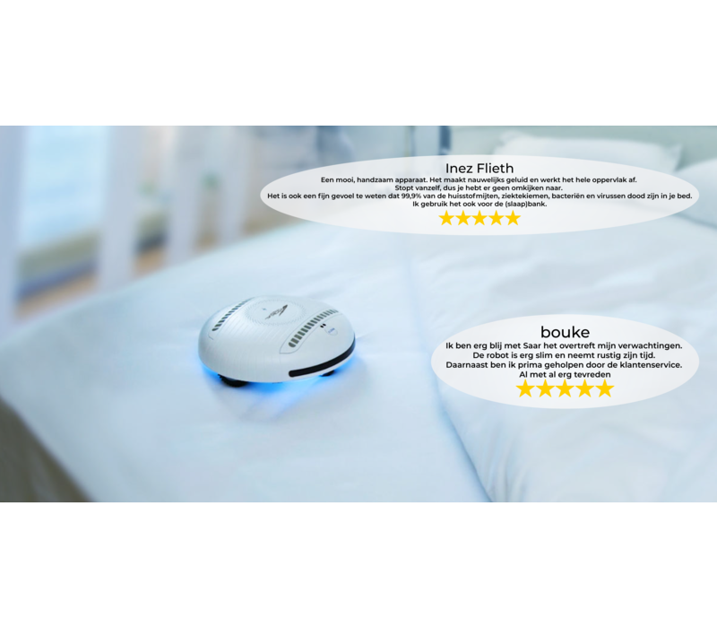 Zoef Robot UV-C robot kills bacteria and mites