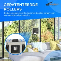 Zoef Robot raamwasser Bobbie 2.0 met borstel en waterspray