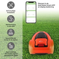 Tondeuse robot Zoef Robot Betsie <1400 m2 avec capot de protection