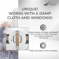 Zoef Robot window cleaner Bobbie 4.0 with water spray