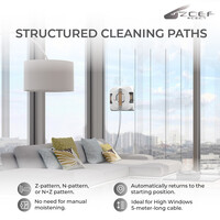 Zoef Robot window cleaner Bobbie 4.0 with water spray