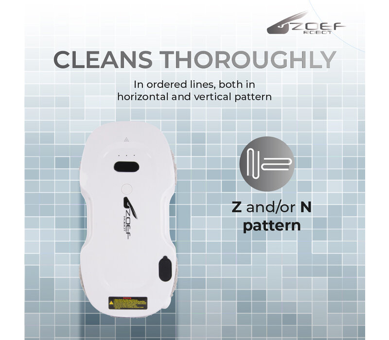 Zoef Robot window cleaner Evert with water spray