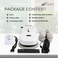 Zoef Robot window cleaner Evert with water spray
