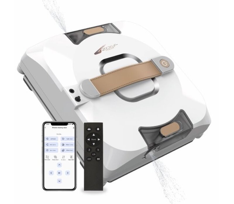 Zoef Robot window cleaner Bobbie 4.0 with water spray