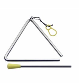 Triangel met klopper 4"