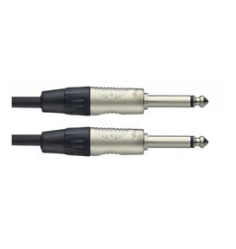Instrumentkabel jack/jack 3 m recht met REAN connector