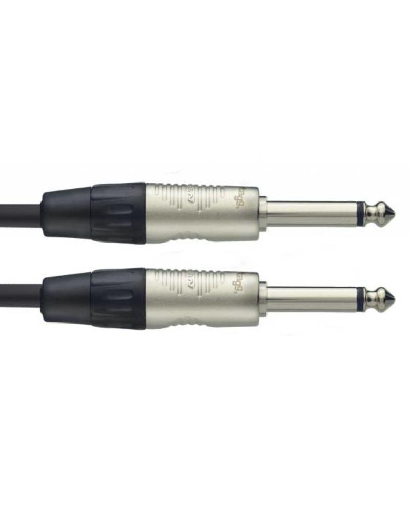 Instrumentkabel jack/jack 3 m recht met REAN connector