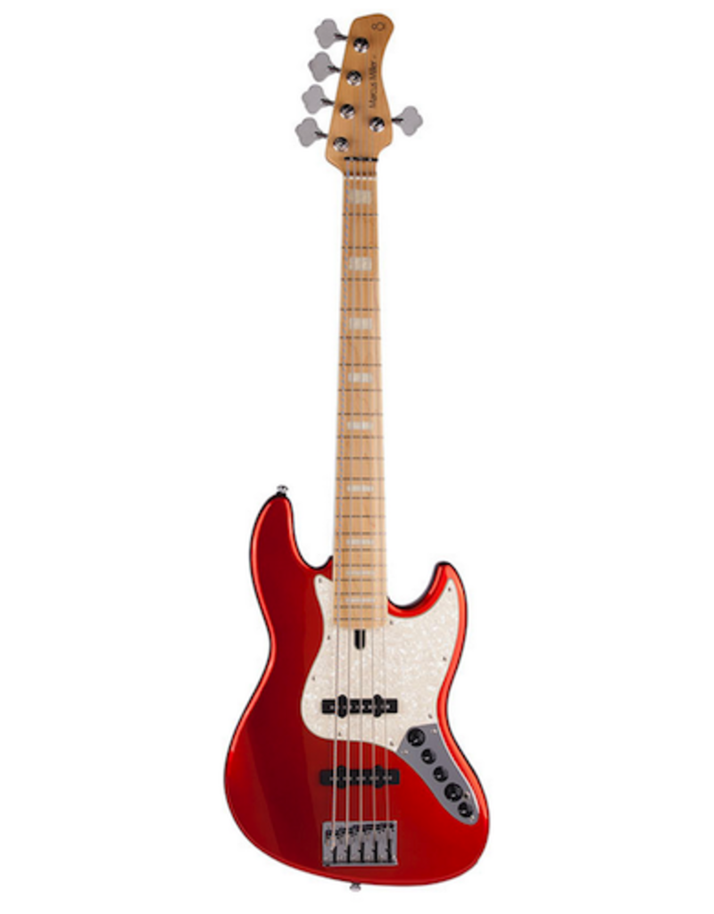 Sire Marcus Miller V7S5 Swamp Ash Bright Metallic Red