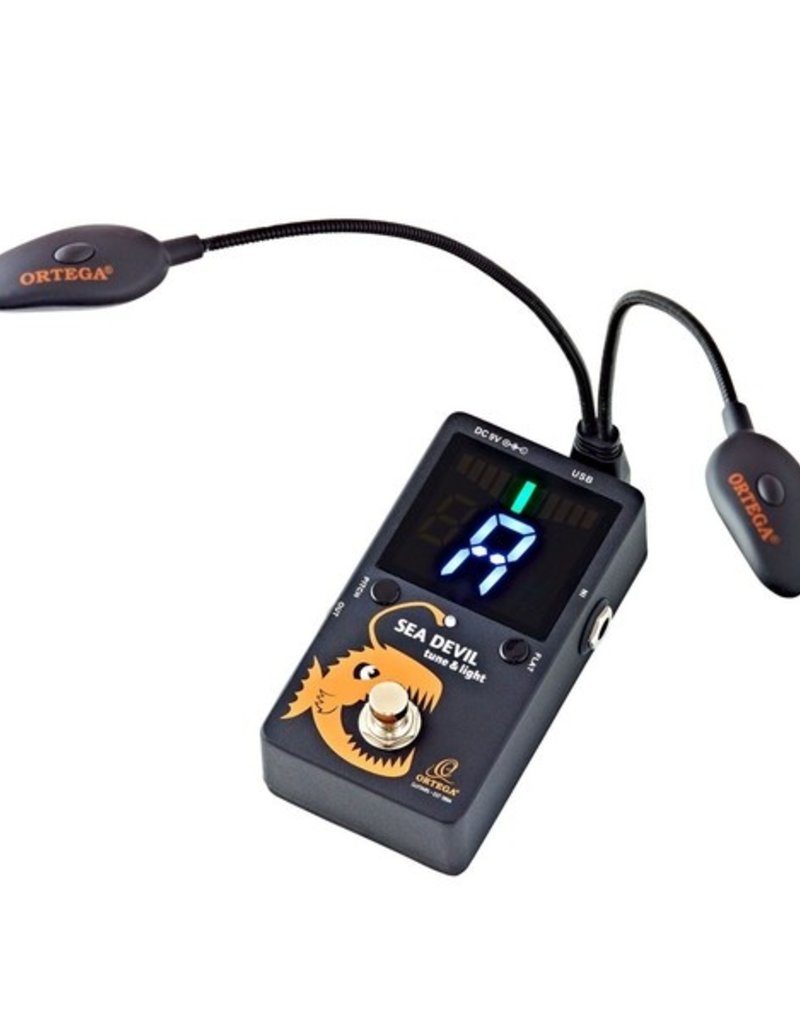 Ortega Ortega pedal tuner Sea Devil (met usb licht)