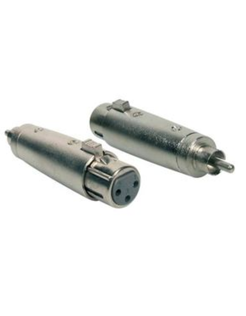 Boston Verloop plug, XLR female metaal, RCA male