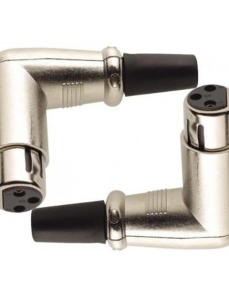 Stagg XLR female haakse plug set van 2