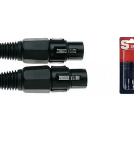 Stagg XLR Female plug zwart set van 2