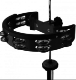 Drumset tambourine zwart