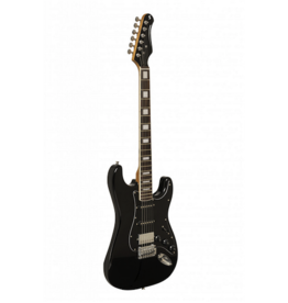 Stagg S-style vintage zwart