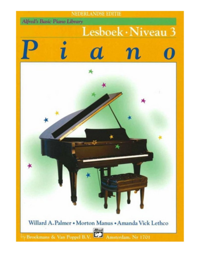 Alfred's Basic Piano lesboek 3