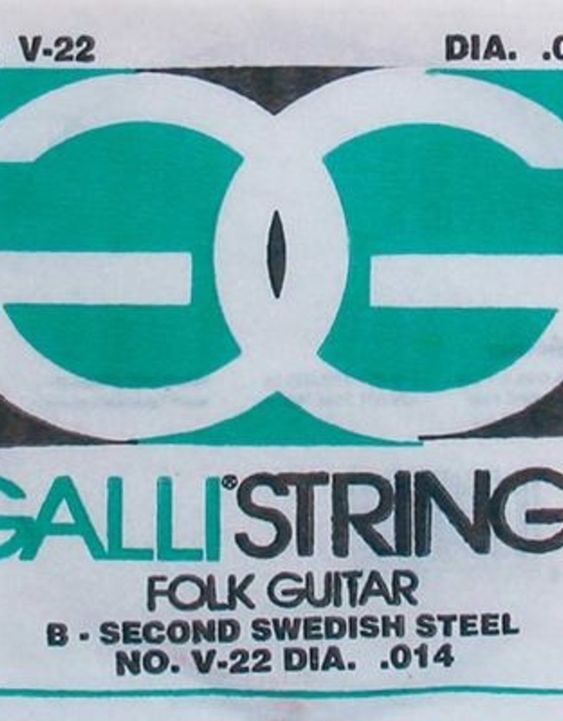 Galli Galli Folk Guitar B-2 snaar voor akoestische gitaar 014
