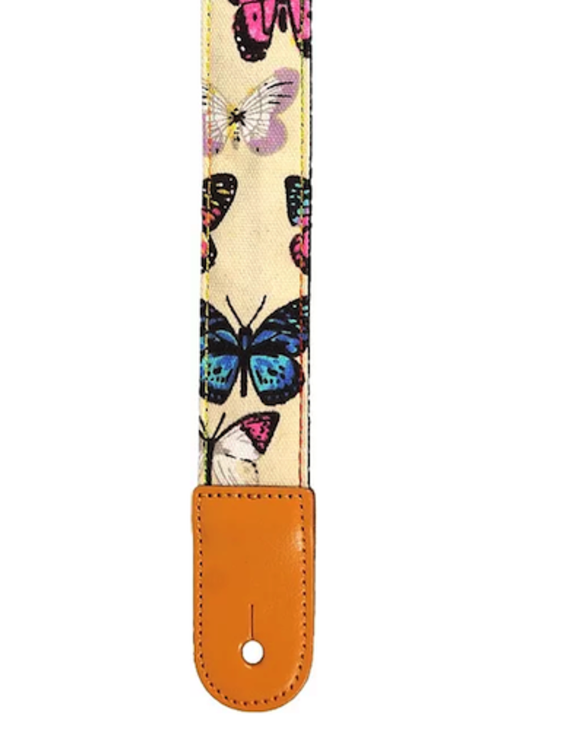 CLX Ukulele strap butterflies