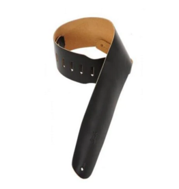Levy's strap  9cm zwart leer