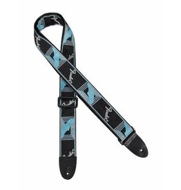 Fender Fender strap zwart/blauw/grijs